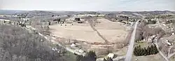 A drone image of Gilpin Township near Schenley Road