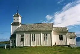 Gimsøy Church at Gimsøysand