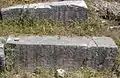 Theater seats with name inscriptions written on them