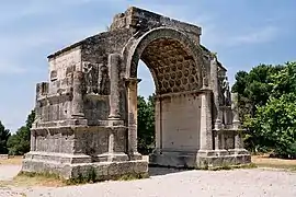 The triumphal arch of Glanum (10–25 BC)