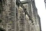 Gargoyles along the south side of the nave