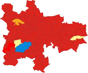 1999 (79 wards and councillors, Rutherglen and Cambuslang no longer present)