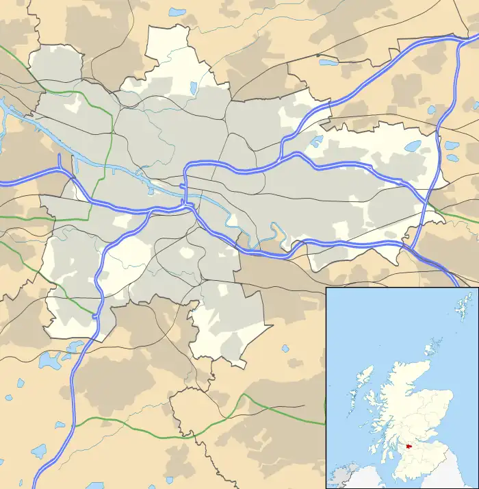 Arden is located in Glasgow council area