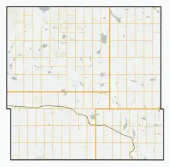 Rural Municipality of Glen Bain No. 105 is located in Glen Bain No. 105