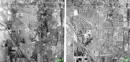 Historical aerial photographs of Glendale, Salt Lake City, Utah