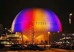 Large domed building