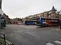 View from the entrance of Gloucester Green coach station.