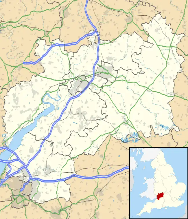 Easter Compton is located in Gloucestershire