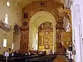 Interior view towards altar