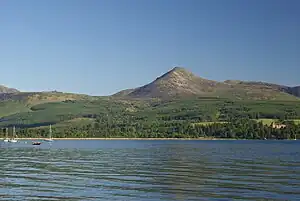 Goat Fell on Arran, the highest point of Buteshire