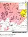 Golconda diamond mines map (right) with map key