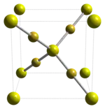 Gold(I) sulfide unit cell