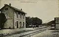 Goncourt rail station (postcard)