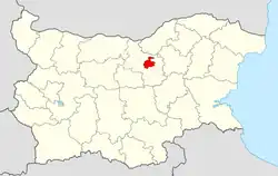 Gorna Oryahovitsa Municipality within Bulgaria and Veliko Tarnovo Province.