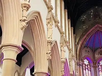 Statues of Franciscan Saints reinstated in the nave