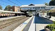 Southbound view to concourse from Platform 2