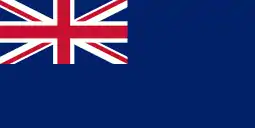 The British blue ensign.