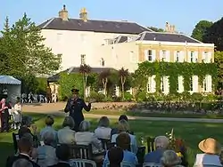 A reception for the public hosted by Jersey's Lieutenant Governor at Government House in 2005 to mark the Queen's Official Birthday and to name recipients of Birthday Honours