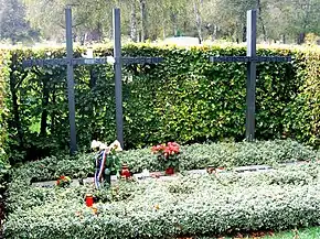 Grave of Sophie and Hans Scholl and Christoph Probst of the White Rose