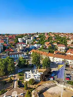 A view of Gradačac from the Gradačac Castle