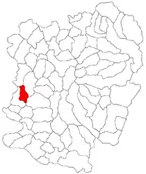 Location in Caraș-Severin County