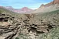 Tapeats Sandstone ledges in Salt Creek, Grand Canyon National Park