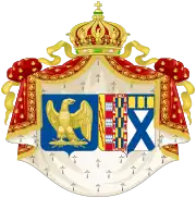 Coat of Arms as empress of the French(1853–1870)