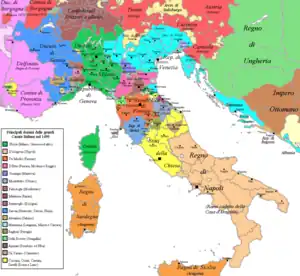 Italy in 1499