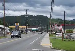 Stanley Street (SR 92) in downtown Granite Falls