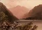 View of a Mountain Lake, circa 1870