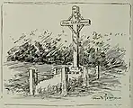 Baker's grave in Belgium