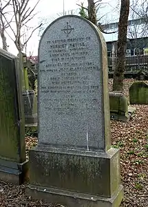 Grave of John Wormald Appleyard, died 1894