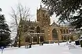 Great Malvern Priory - winter view