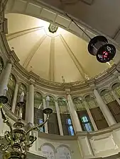 Interior detail of the 1905 synagogue