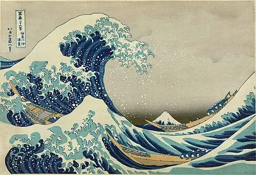 Image 32The Great Wave off Kanagawa, c. 1830 by Hokusai, an example of art flourishing in the Edo Period (from History of Asia)