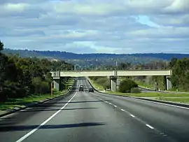 Photograph from driver's perspective