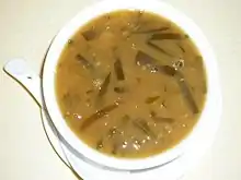 Chinese mung bean soup from Hong Kong