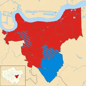 2018 results map