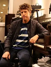 Producer Greg Kurstin at the board in 2017