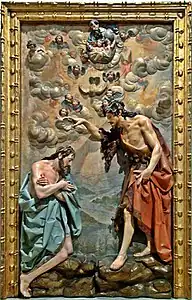 Gregorio Fernández: Baptism of Christ, 1630.