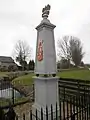 A boundary marker in Obdam, the Netherlands. It marks the boundary between Obdam and Hensbroek.