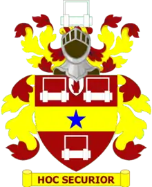 The arms of the Grierson Baronets of Lag