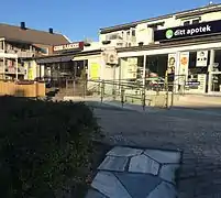 Bakery and pharmacy at Grim torv