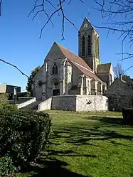 The church of Saint-Caprais, in Grisy-les-Plâtres