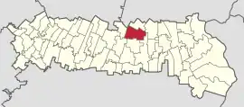 Location in Ialomița County