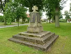 War memorial in the village centre