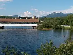 Covered bridge over the Upper Ammonoosuc River