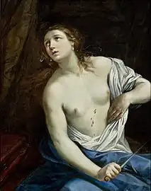 Guido Reni (1575–1642). The Suicide of Lucretia, 1625–1640.