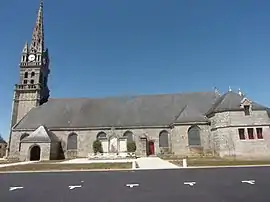 The parish church in Guiscriff