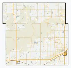 Tompkins is located in Gull Lake No. 139